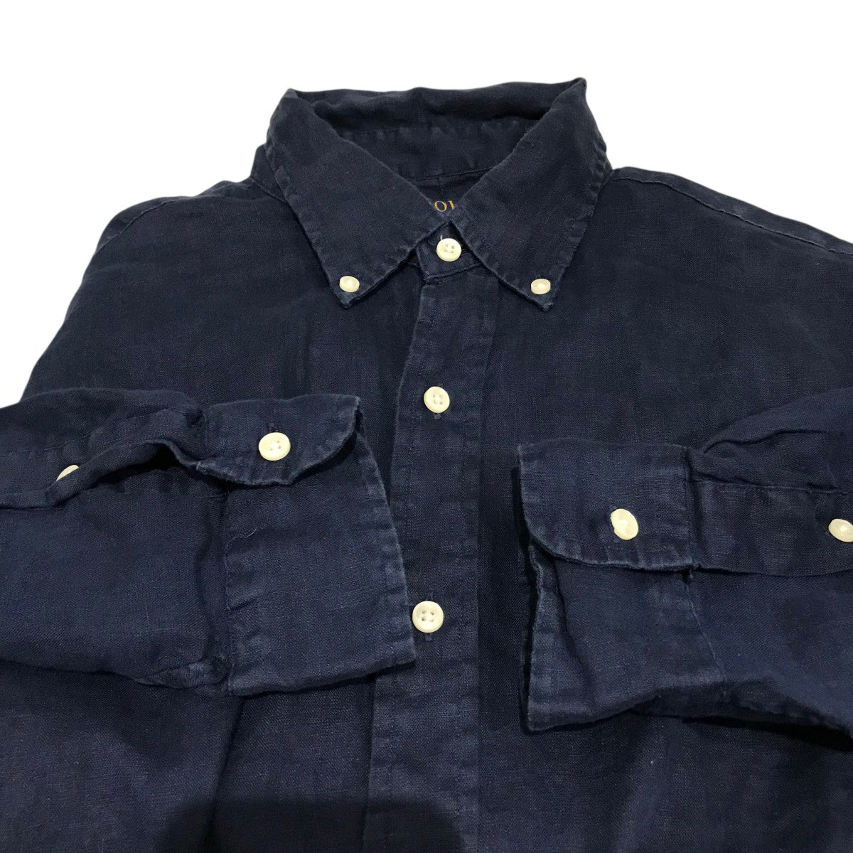 POLO RALPH LAUREN(ポロラルフローレン) リネンシャツ ネイビー