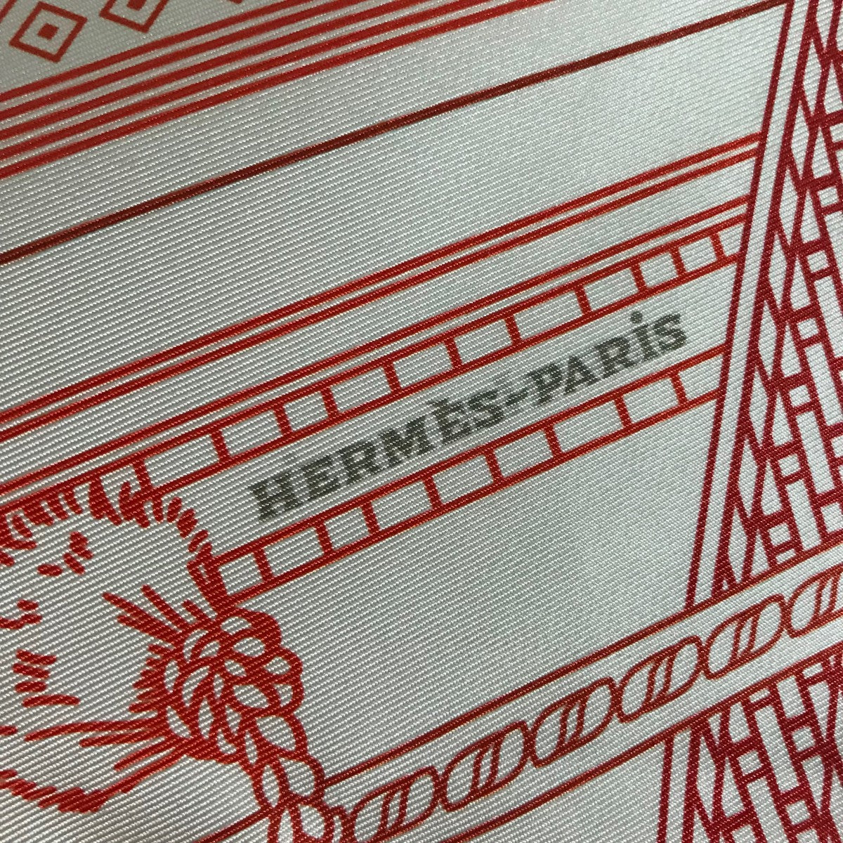 HERMES エトリエの競演スカーフ 古着・中古-4枚目のアイテム画像