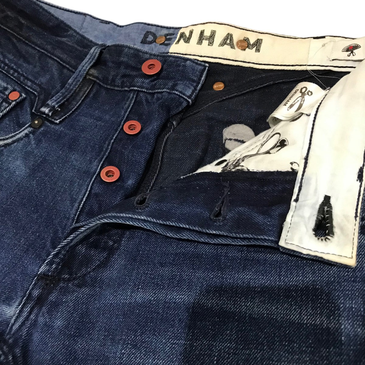 Denham(デンハム) 【CROSSBACK】クロスバックデニムパンツ インディゴ