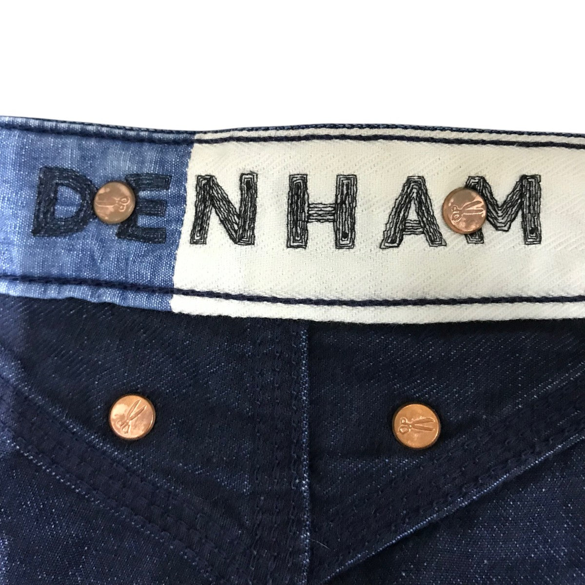 Denham(デンハム) 【CROSSBACK】クロスバックデニムパンツ インディゴ