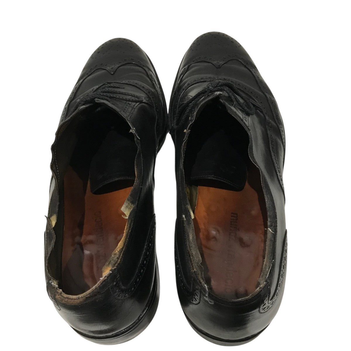 Munoz Vrandecic 革靴 munoz vrandecic レザーシューズ ブラック サイズ 44｜【公式