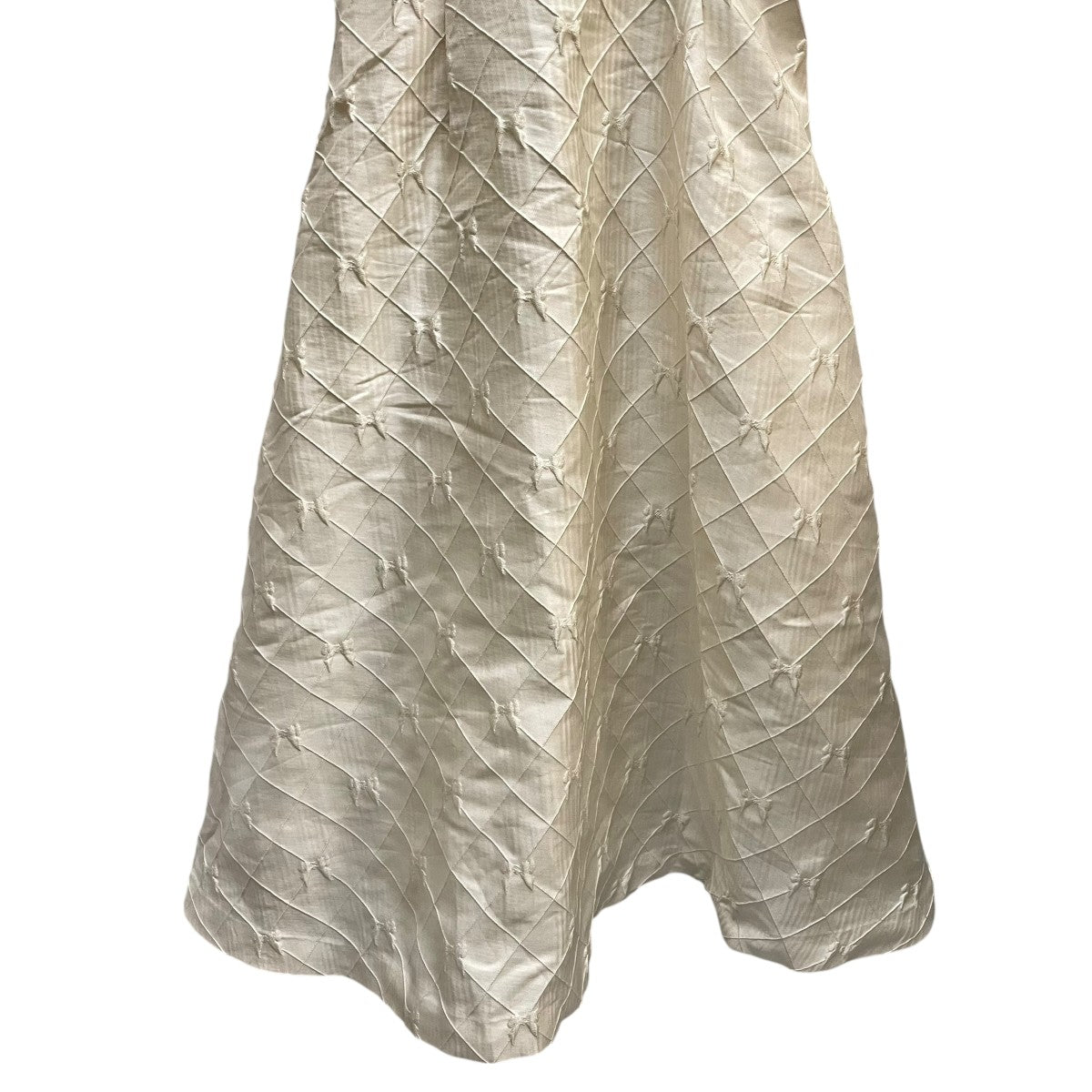 Ribbon Jacquard Mini-Puff Dressリボンジャガードワンピース