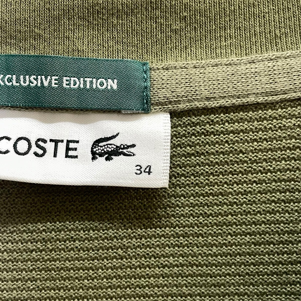 LACOSTE×B：MING by BEAMS 鹿の子ワンピースEF115PL 古着・中古-7枚目のアイテム画像