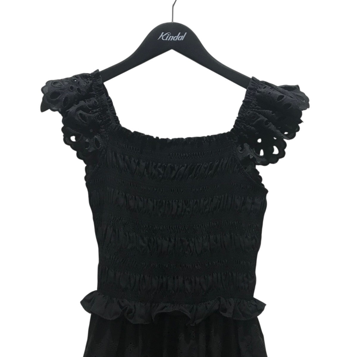 【超美品】FRAY I.D・モノグラムエンブロイダリーワンピース・ホワイト 超美品】FRAY I.D・モノグラムエンブロイダリーワンピース・ホワイト