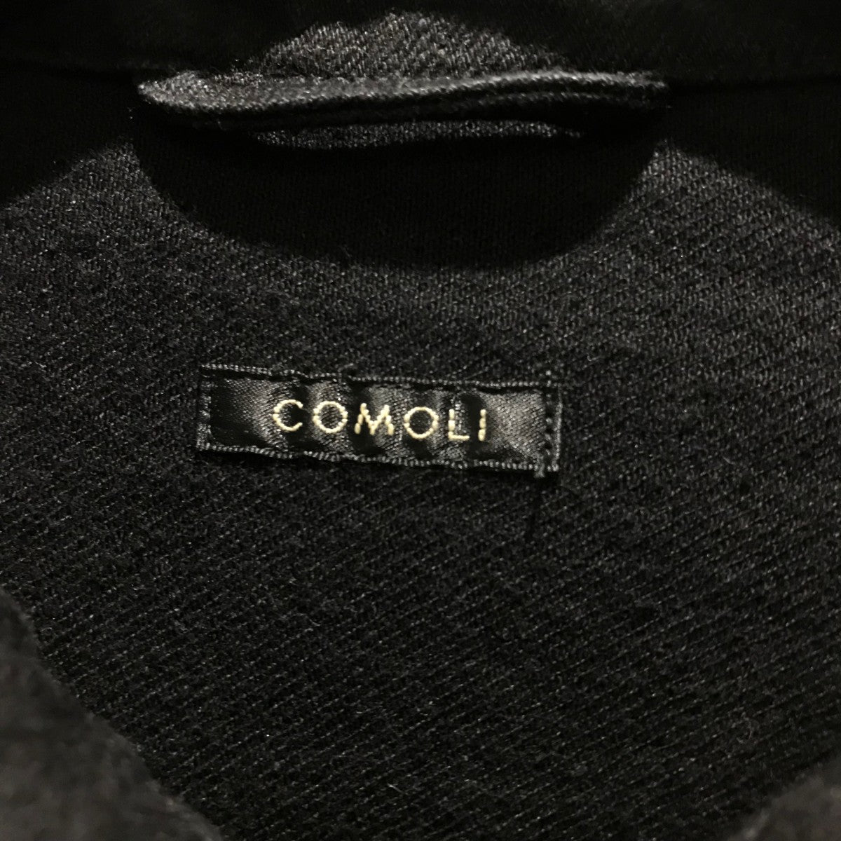 comoli デニムジャケット　ブラック　サイズ2 COMOLI (コモリ) デニム ジャケット