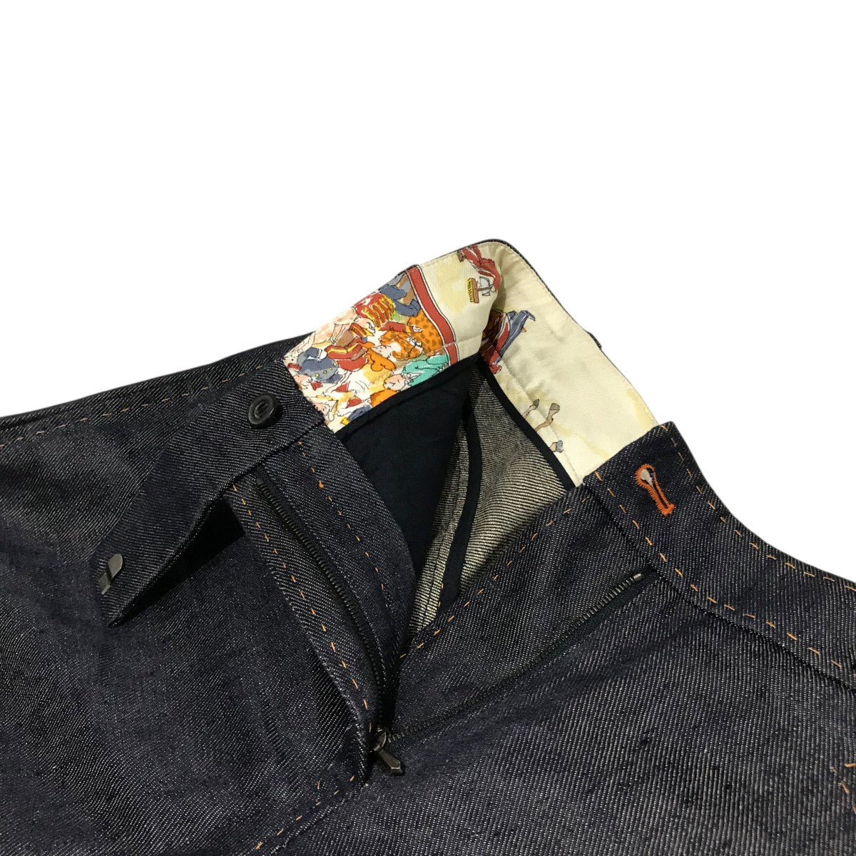 HERMES エルメス デニムパンツ SIZE 36 中古・古着通販】HERMES (エルメス) セリエボタンデニムパンツ