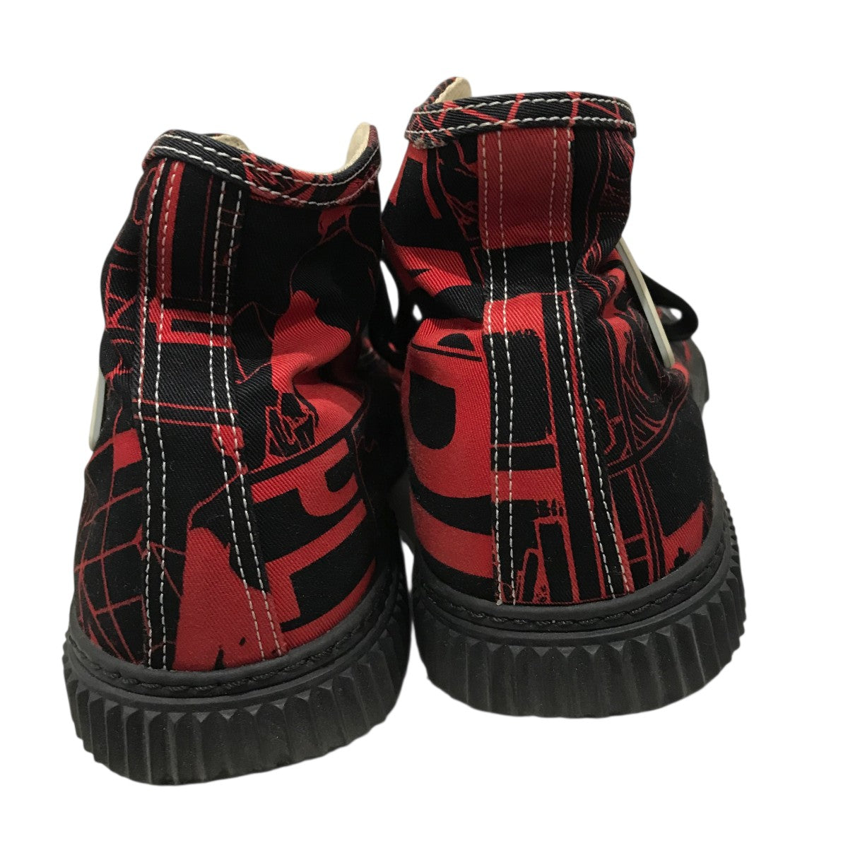 PRADA SPORTS コミックハイカットスニーカー4T3218 4T3218 レッド