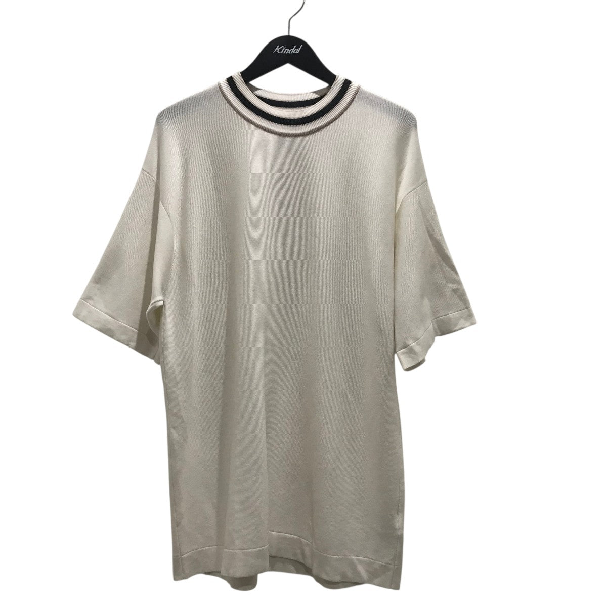 CFCL シーエフシーエル WASHI SHORT SLEEVE TEE SHIRTニットTシャツ CF007KN191 ブラック 3 BS HIGH GAUGE SHORT SLEEVE TEE
