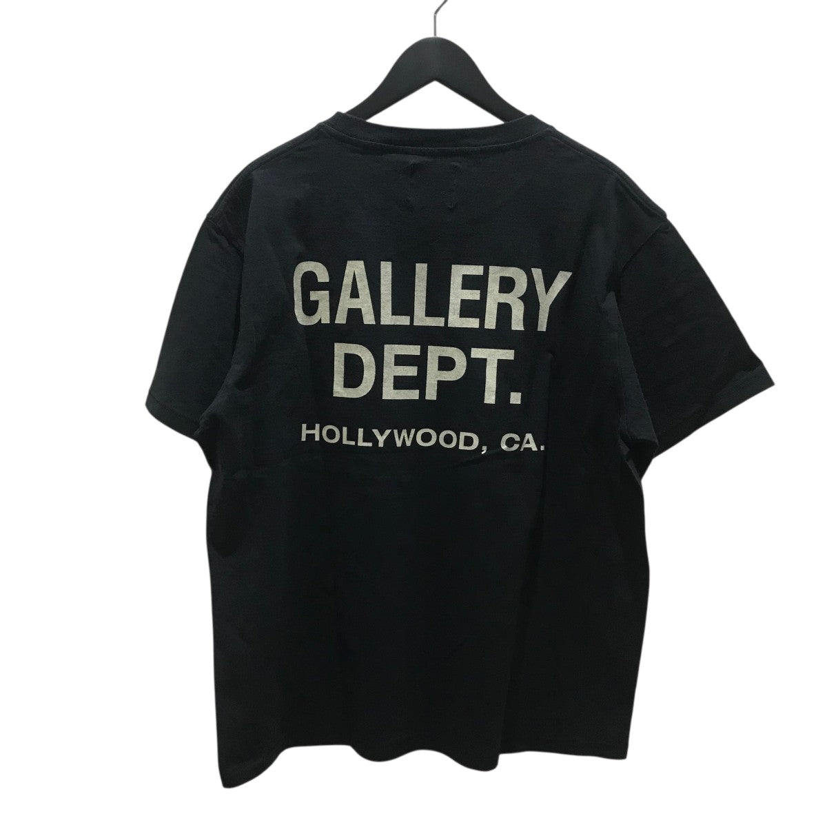 ギャラリーデプト　Tシャツ GALLERY DEPT(ギャラリー デプト) ロゴTシャツ ブラック サイズ