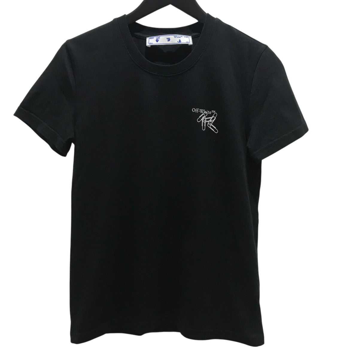 Off-White - オフホワイト LOGO SHOULDER PADS Tシャツ 40 L 黒 オフホワイト LOGO SHOULDER PADS Tシャツ 40 L 黒