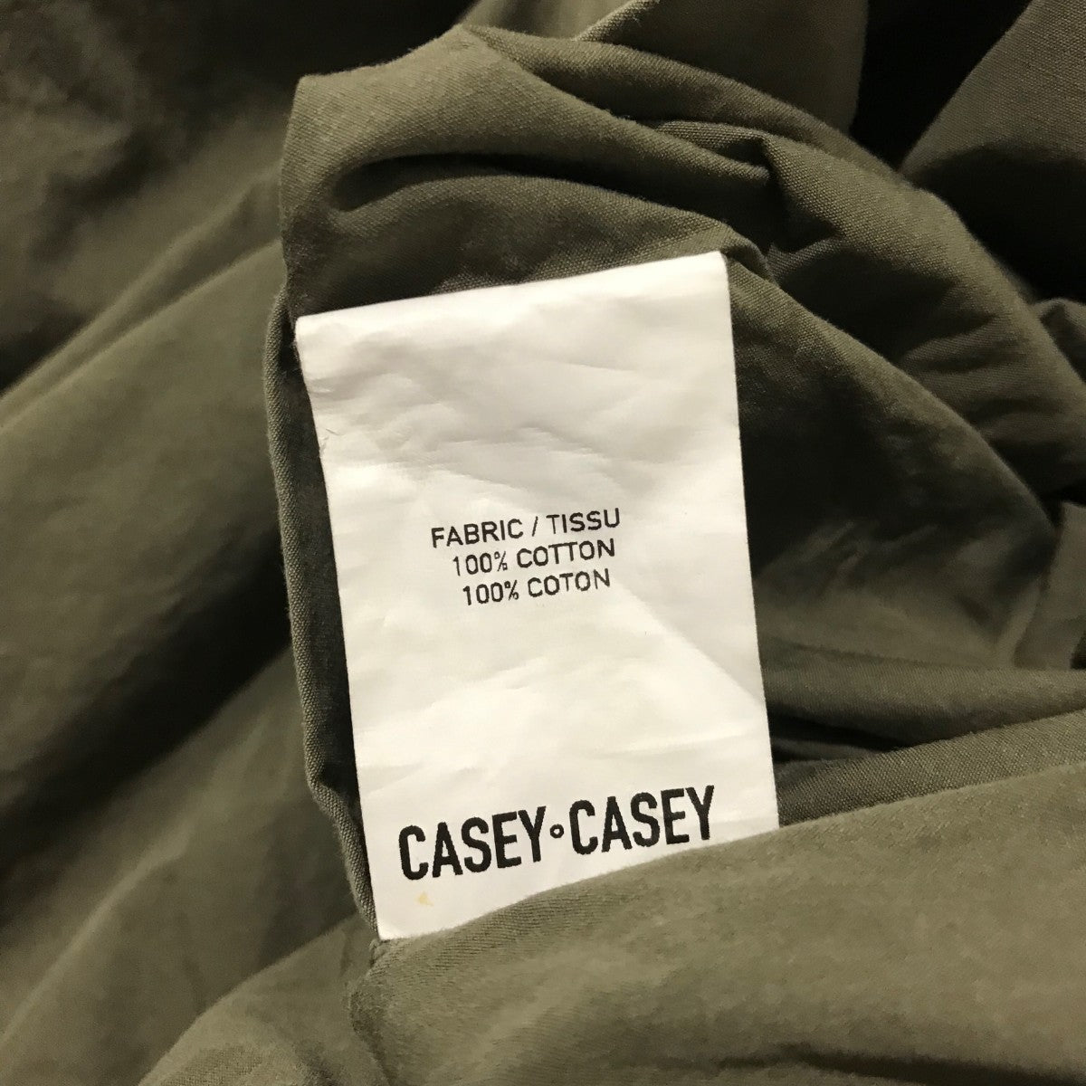 CASEY CASEY(ケイシーケイシー) 24SSアーミーコートARMY COAT