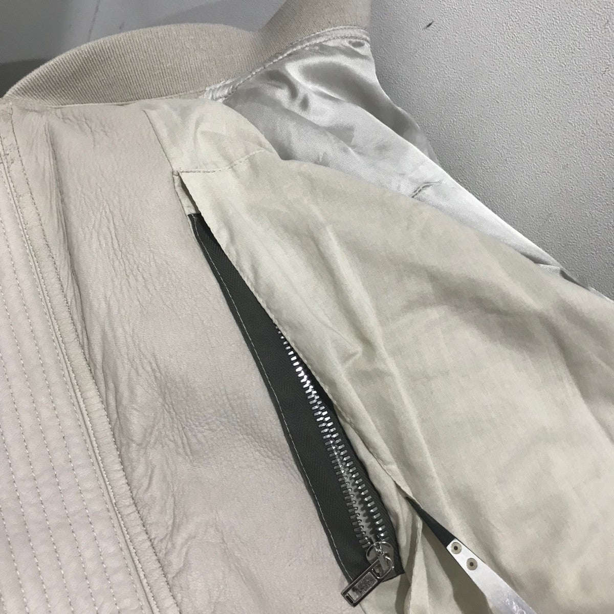 RICK OWENS(リックオウエンス) 23SSレザークロップドフライト