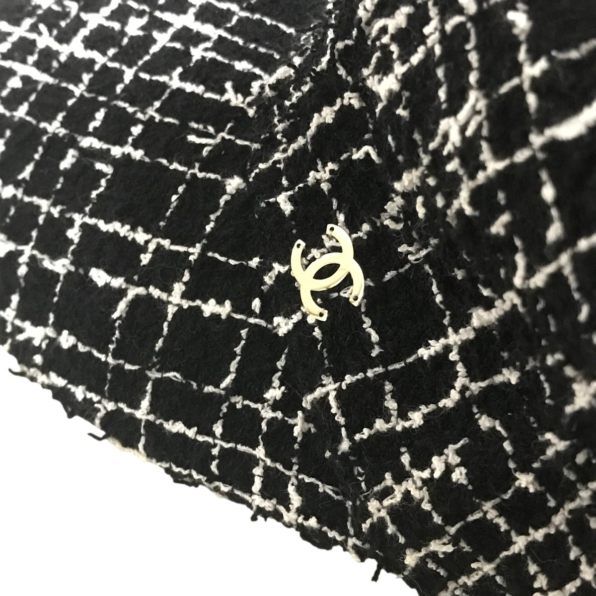 CHANEL シャネル　キャップ ツイード CHANEL(シャネル) ツイードキャップ ブラック｜【公式】カインドオル