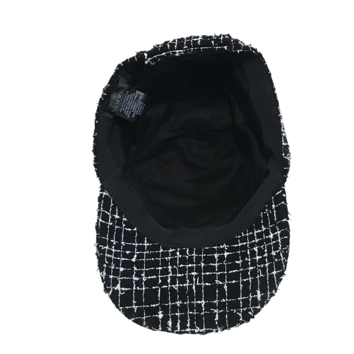 CHANEL ツイードキャップ　Mサイズ CHANEL(シャネル) ツイードキャップ ブラック｜【公式】カインドオル