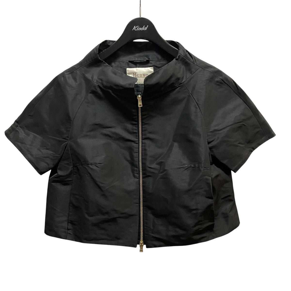 ジップ半袖ジャケット