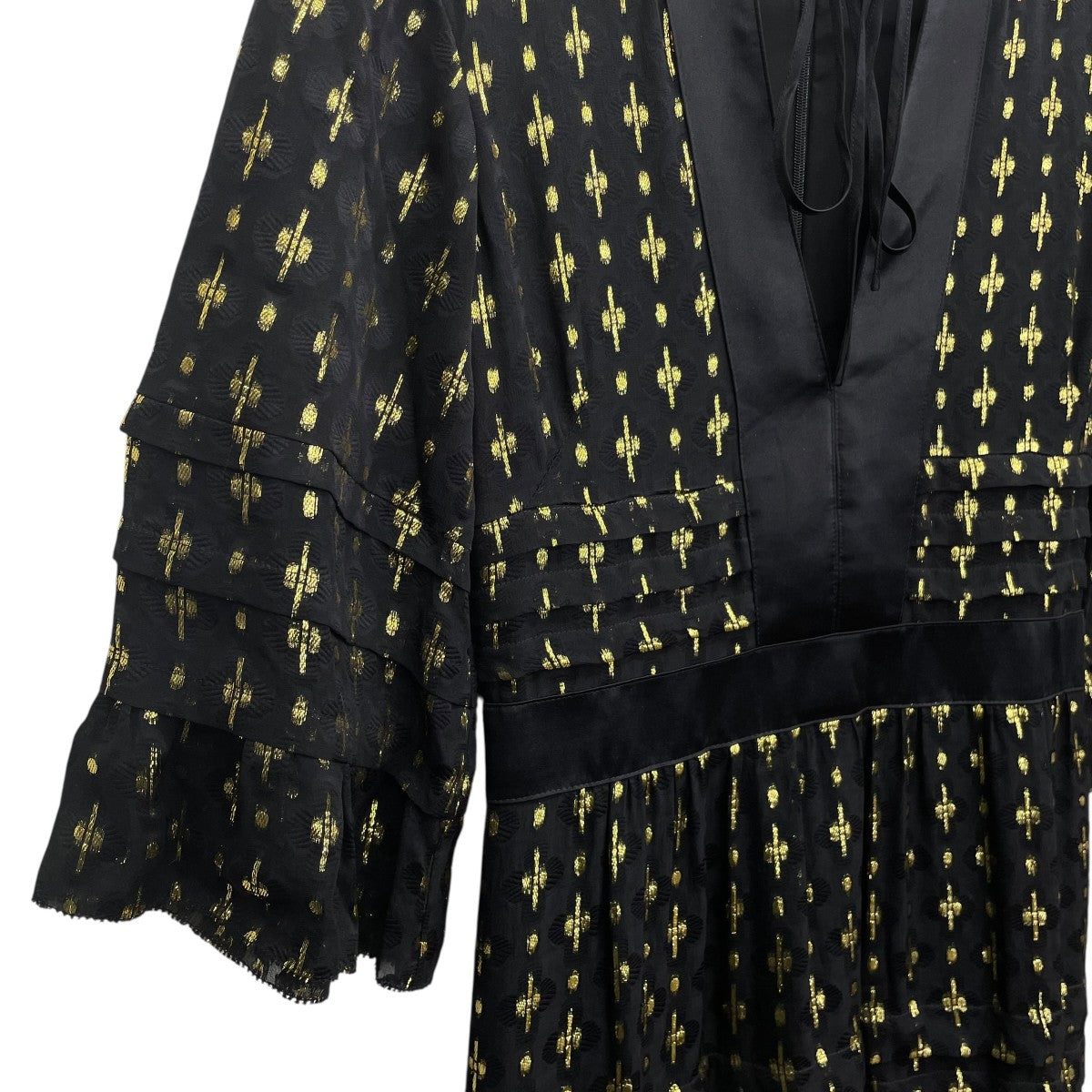 Temperley London シルク混ワンピース 古着・中古-4枚目のアイテム画像