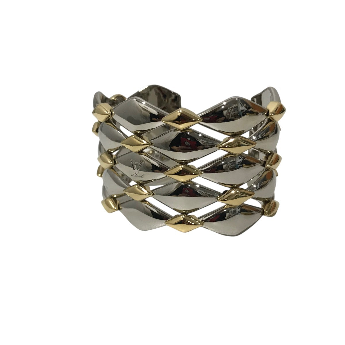 LOUIS VUITTON ロゴ入りブレスレット LOUIS VUITTON ルイヴィトン モノグラム ブラスレ ロゴマニア