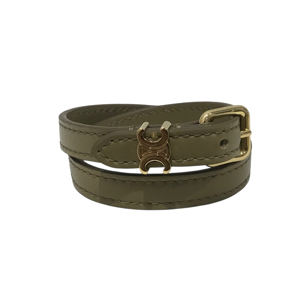 CELINE セリーヌ　レ・キュイール　ダブルブレスレット　トリオンフ 並行輸入品】 ファッション CELINE セリーヌ レ・キュイール ダブル