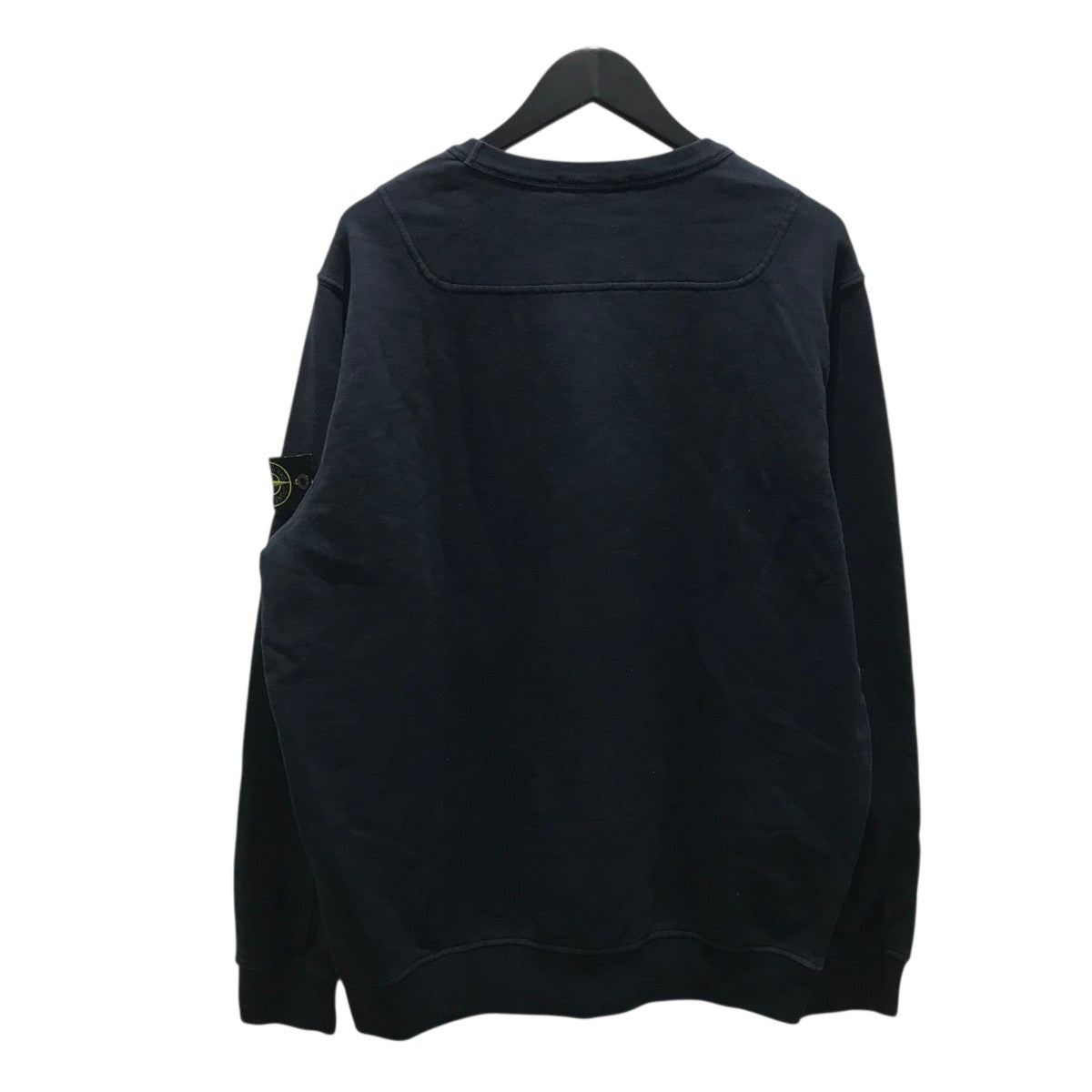 STONE  ブラック トレーナ STONE ISLAND☆22FW ワッペンロゴ トレーナー LADIES BLACK