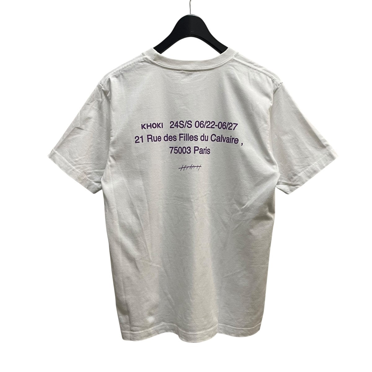KHOKI 【Where is the exhibition T】プリントTシャツ24SS-t-07-muiti 古着・中古-2枚目のアイテム画像