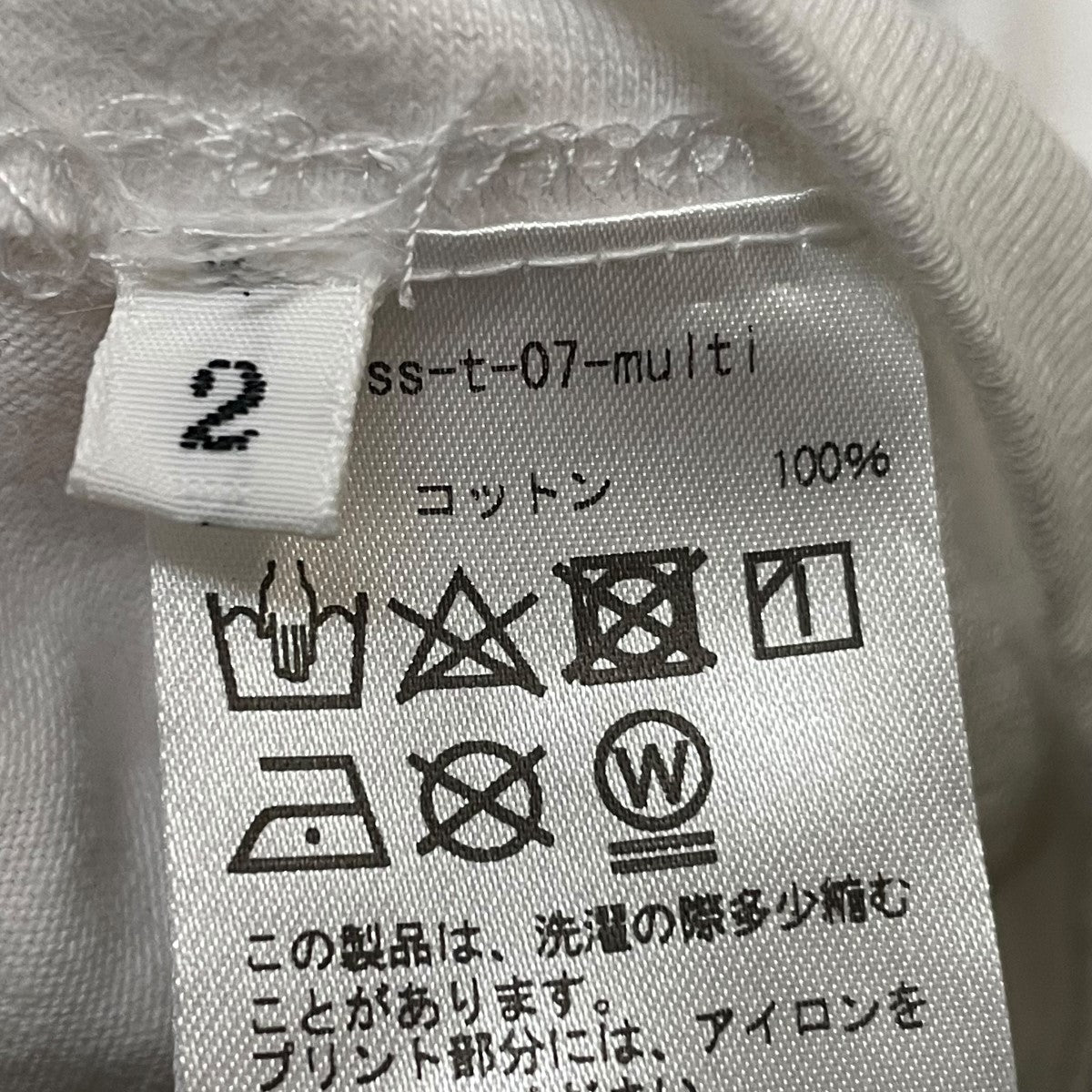 KHOKI 【Where is the exhibition T】プリントTシャツ24SS-t-07-muiti 古着・中古-5枚目のアイテム画像