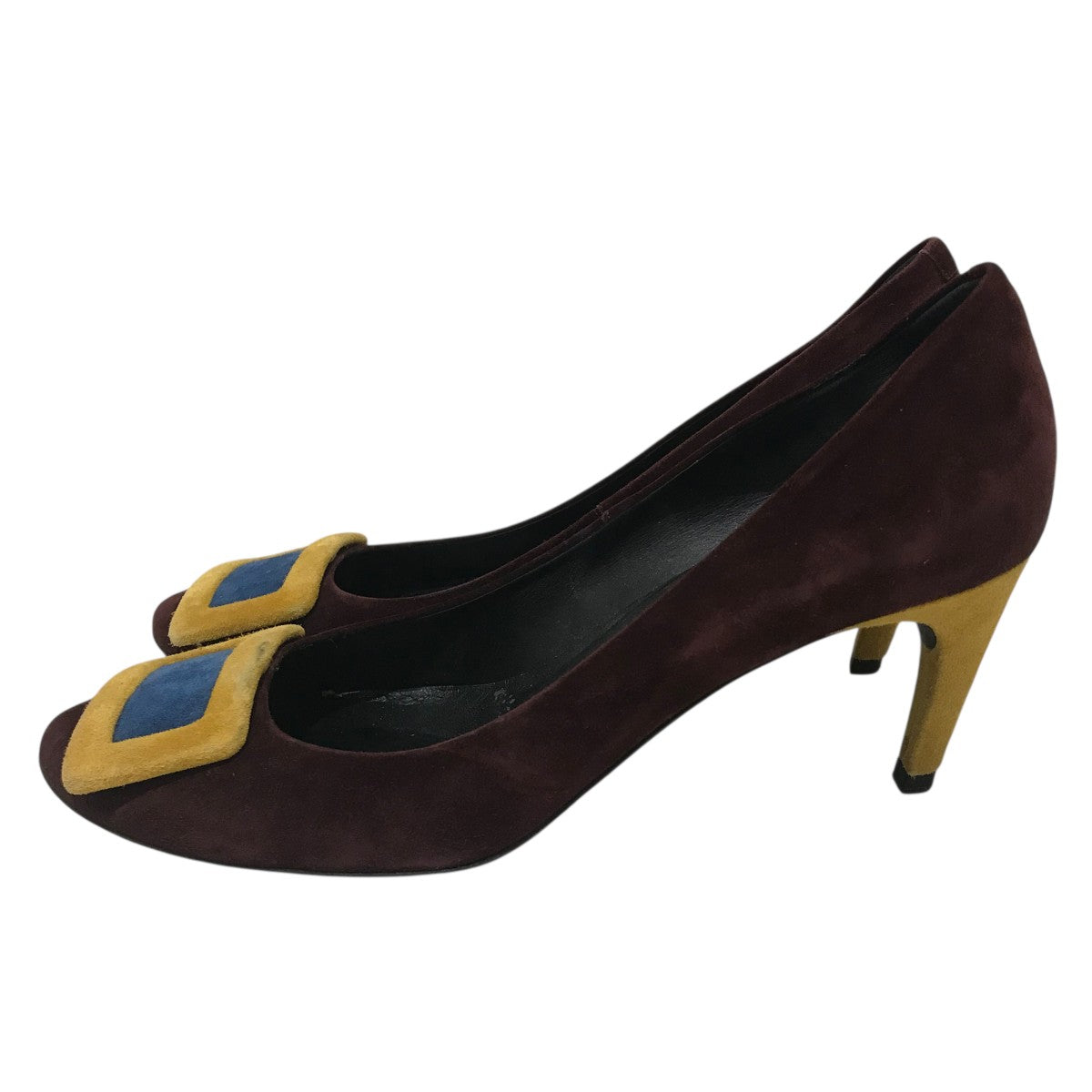 Roger Vivier バーガンディ スエード パンプス Roger Vivier(ロジェ ヴィヴィエ) スウェードパンプス レッド サイズ