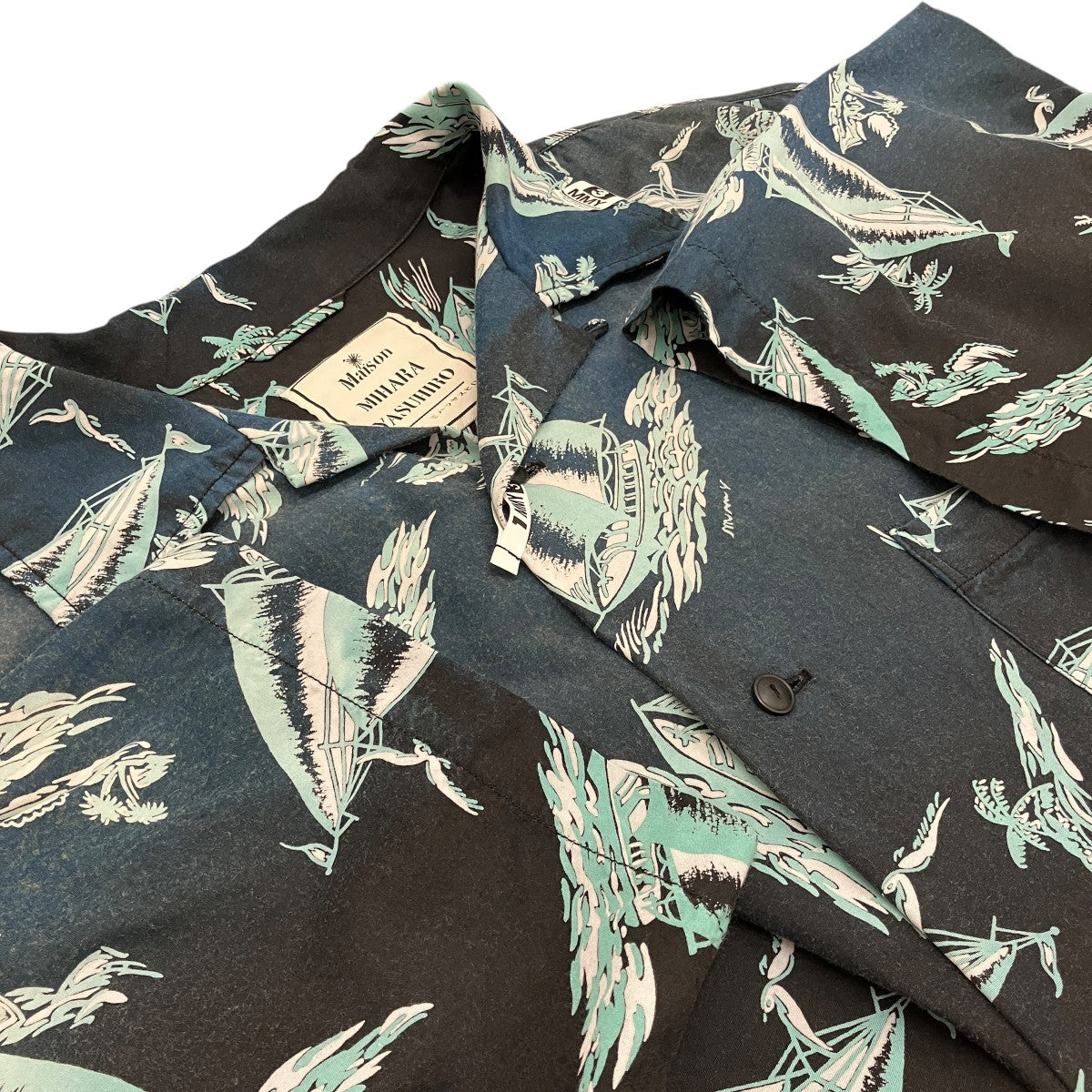 25SS【VINTAGE LIKE ALOHA SHORT−SLEEVE SHIRT】アロハシャツJ14SH187