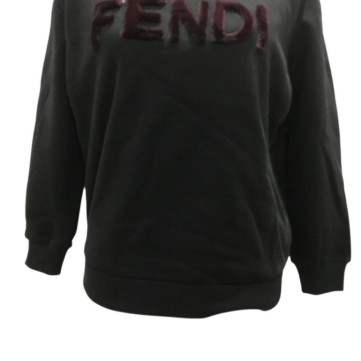 フェンディ　トレーナー FENDI(フェンディ) ロゴスウェットFS9614 ACM7 FS9614 ACM7 ブラック