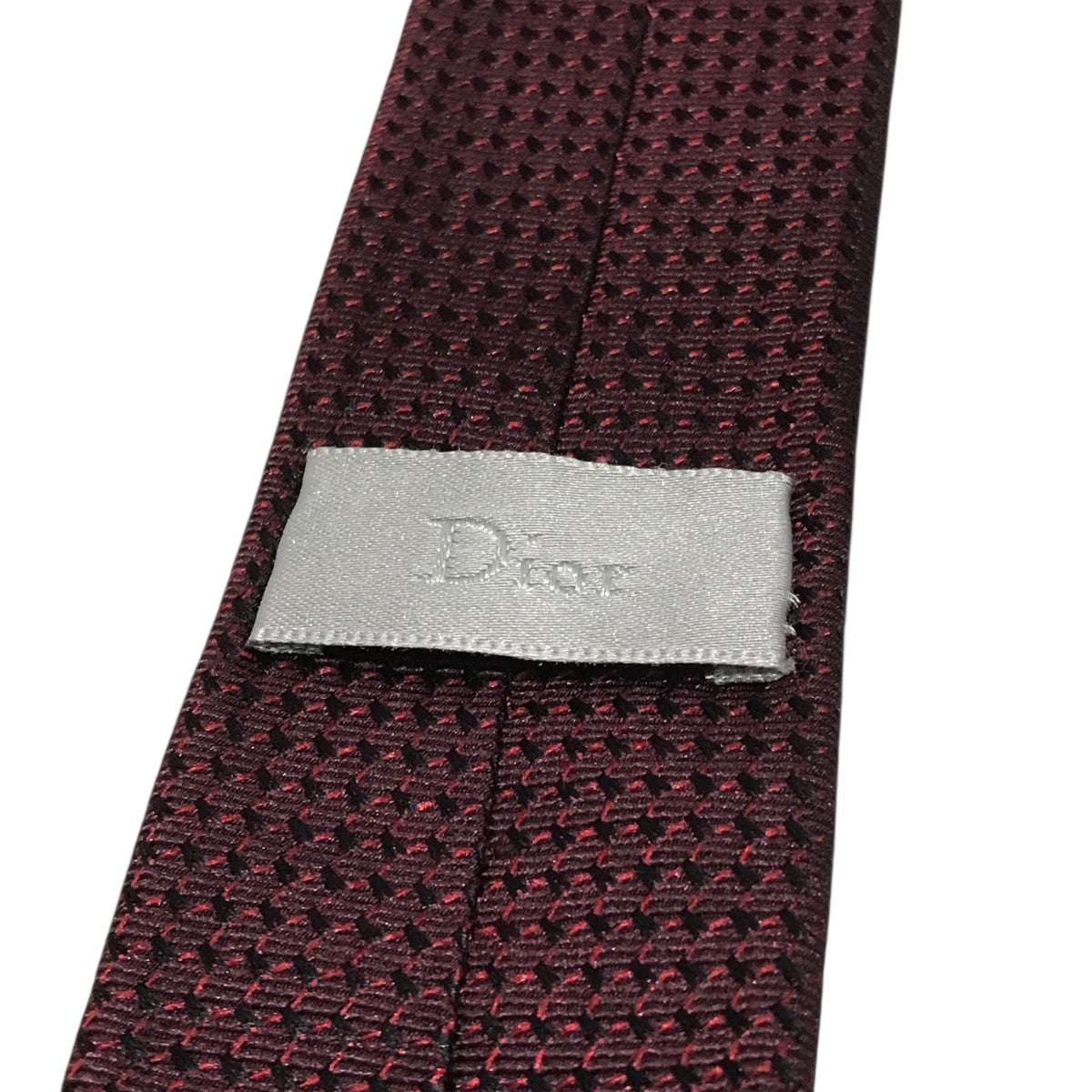 ディオール オム レッド ラメ ナロータイ 美品 Dior Homme(ディオールオム) ナロータイ レッド｜【公式