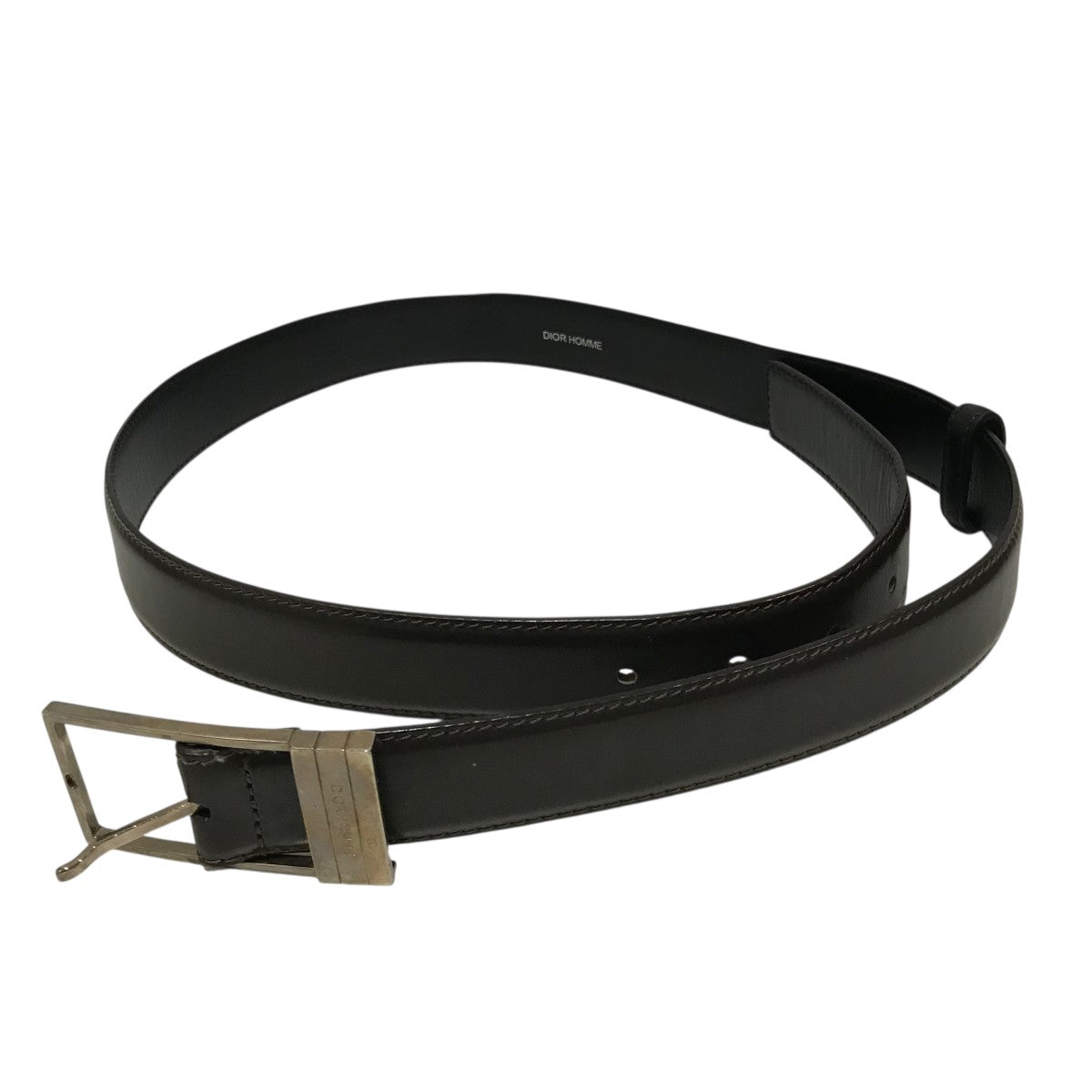 Dior Homme(ディオールオム) レザーベルト ブラック サイズ 90