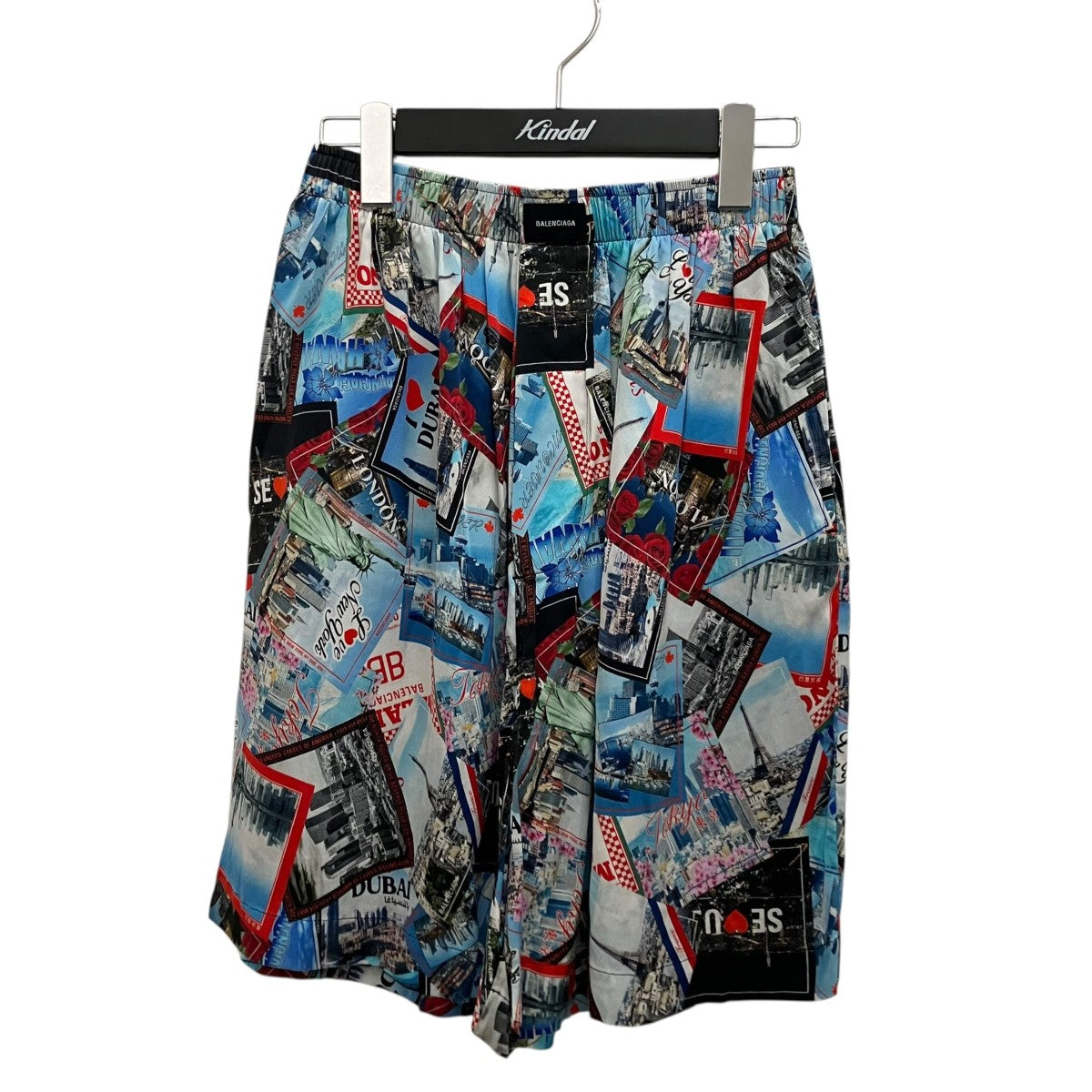 BALENCIAGA 総柄シルクショーツ672410 古着・中古-1枚目のアイテム画像