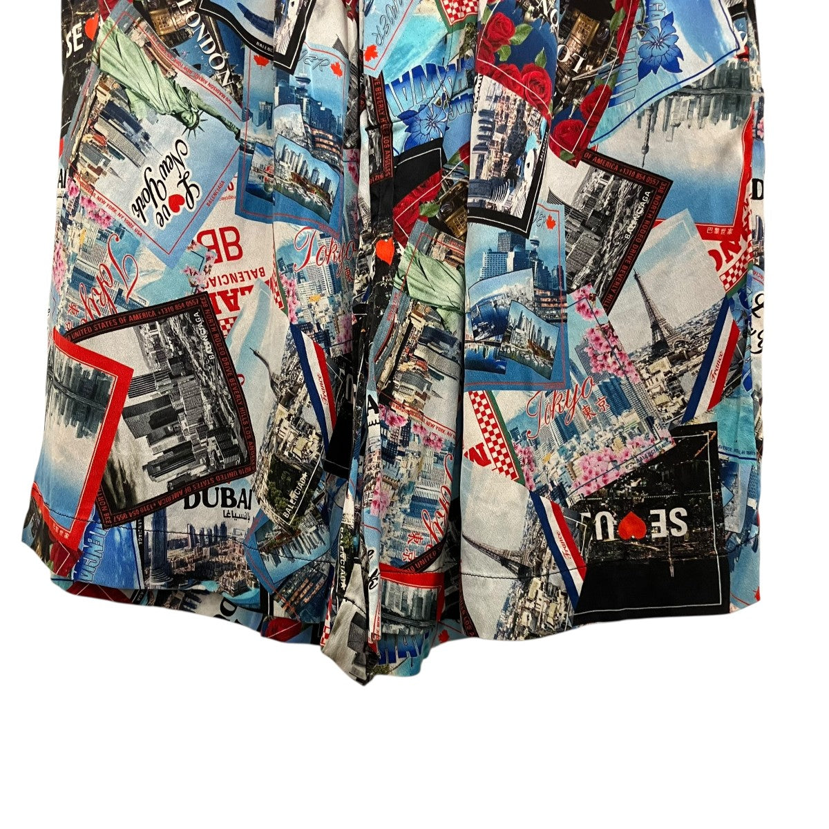 BALENCIAGA 総柄シルクショーツ672410 古着・中古-4枚目のアイテム画像