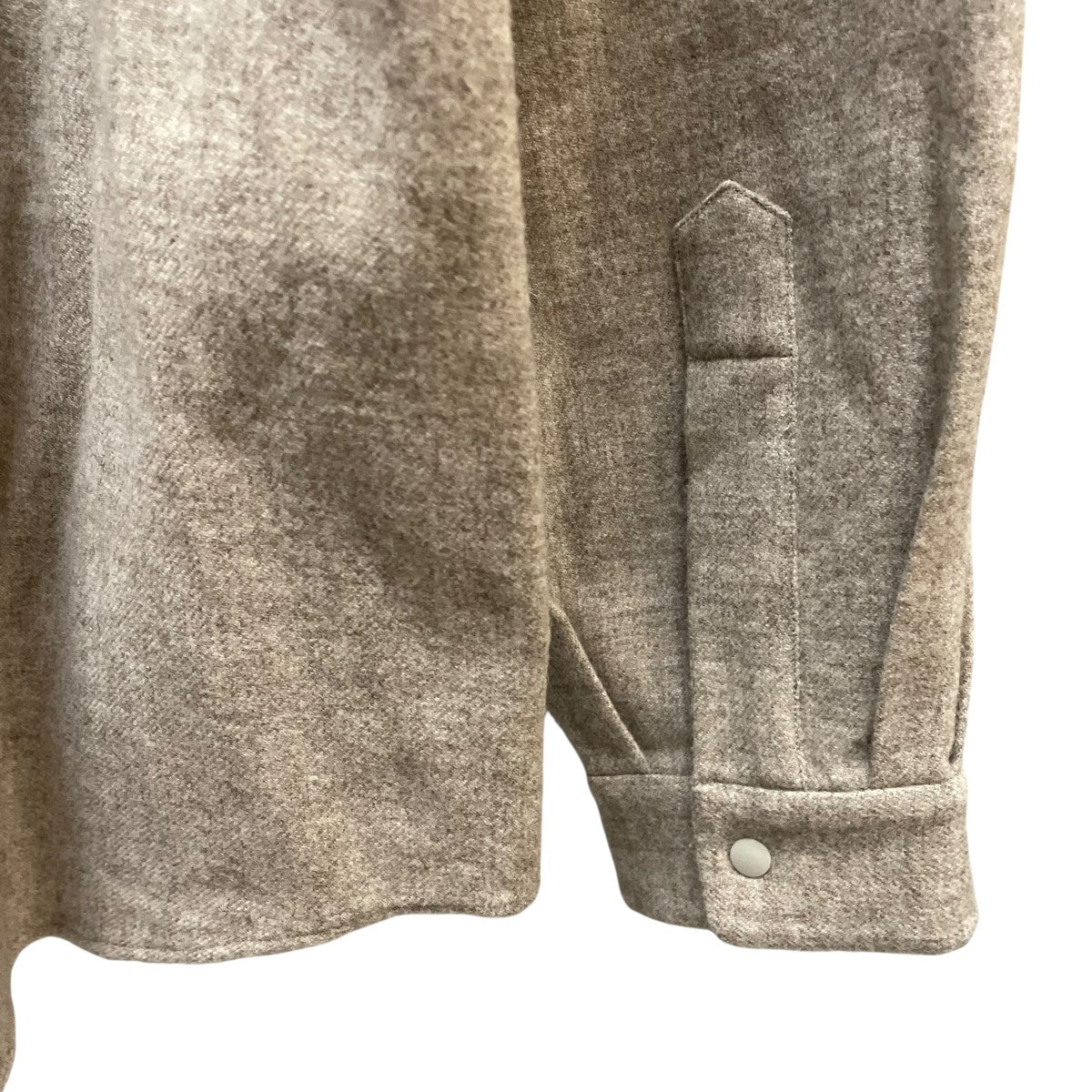 YAECA(ヤエカ) ウールシャツ19157 19157 ベージュ サイズ S｜【公式