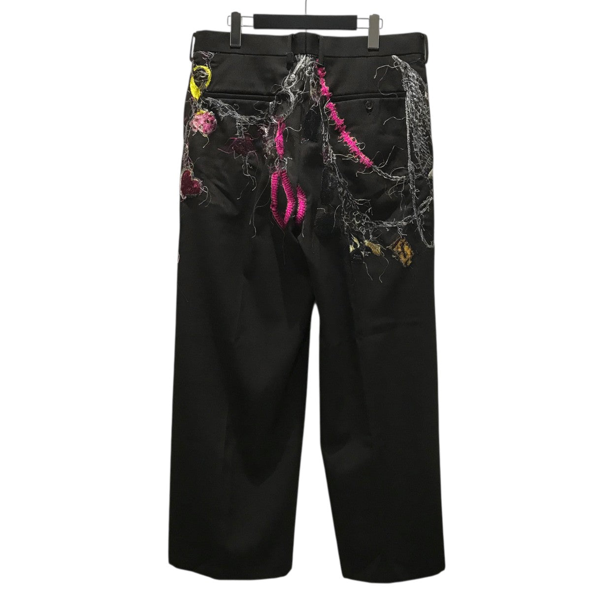 doublet(ダブレット) レザーパンツ 24aw04pt276 ブラック サイズ L