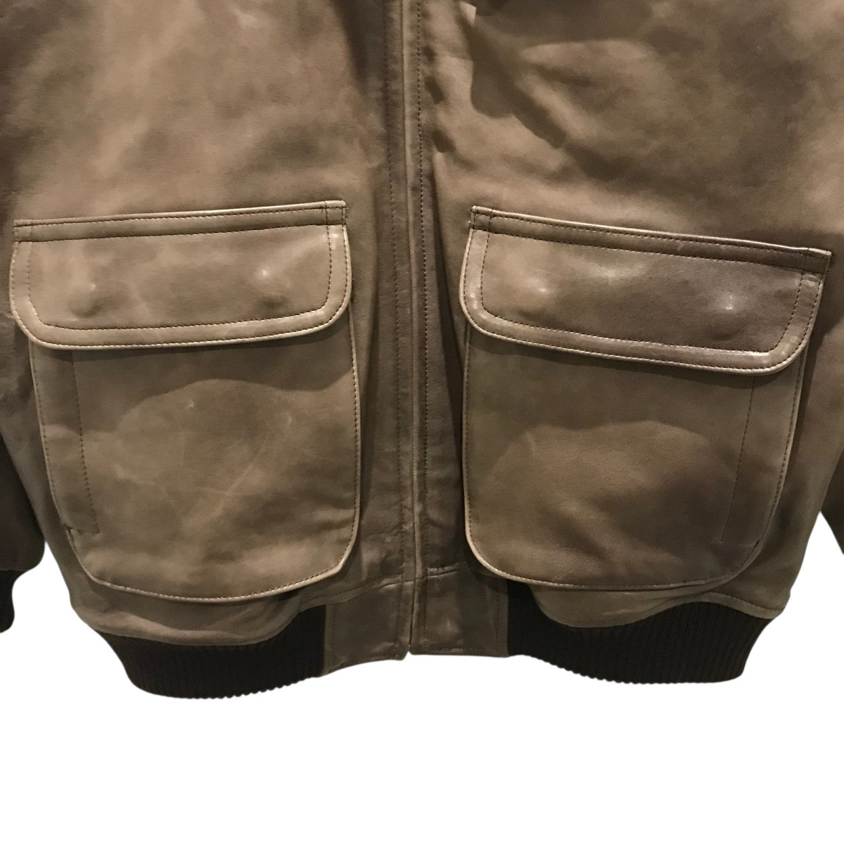 AURALEE(オーラリー) 【HEAVY LAMB LEATHER ZIP BLOUSON】レザー
