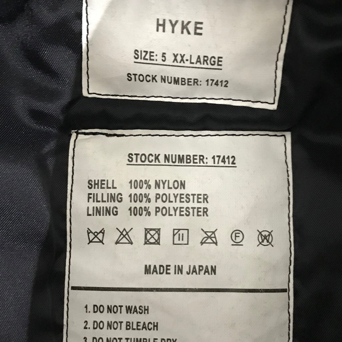 HYKE(ハイク) TYPE MA-1 JACKETMA-1ジャケット232-17412 232