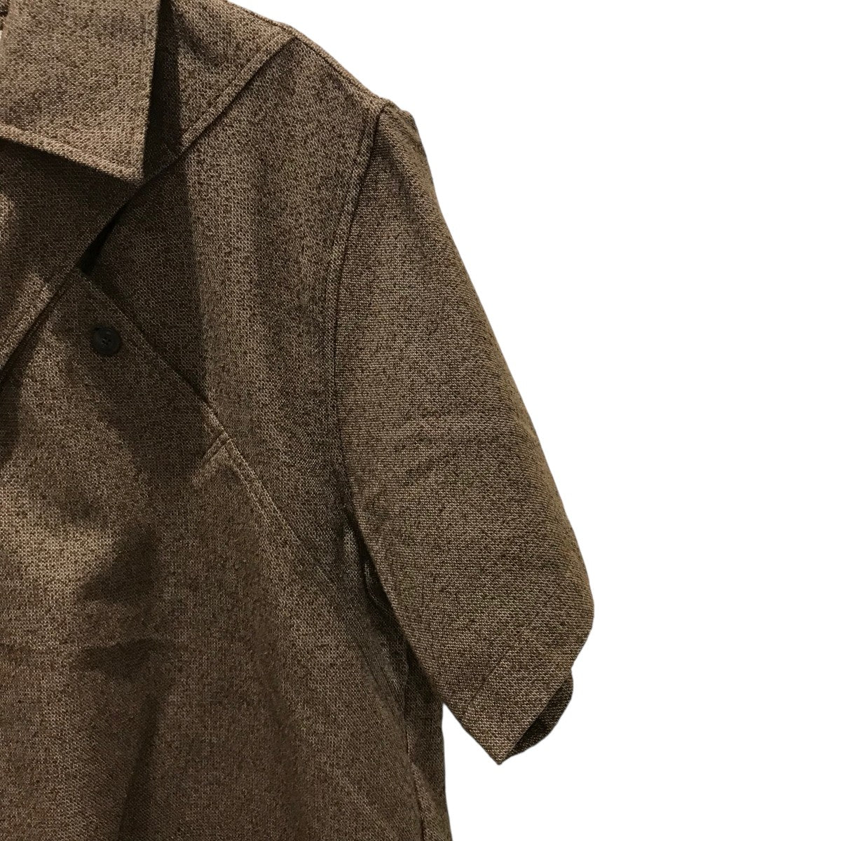 NULLUS(ヌル) クロスデザインハーフスリーブシャツNUSS25POL001