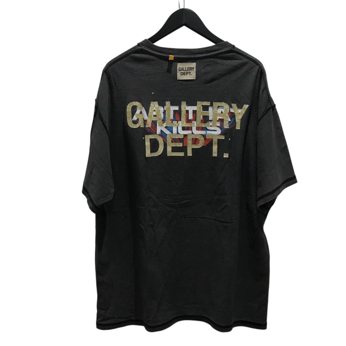 GALLERY DEPT(ギャラリー デプト) プリントTシャツ ブラック
