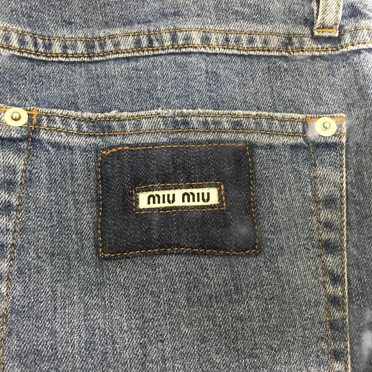 MIU MIU デニムパンツGWP256 古着・中古-5枚目のアイテム画像