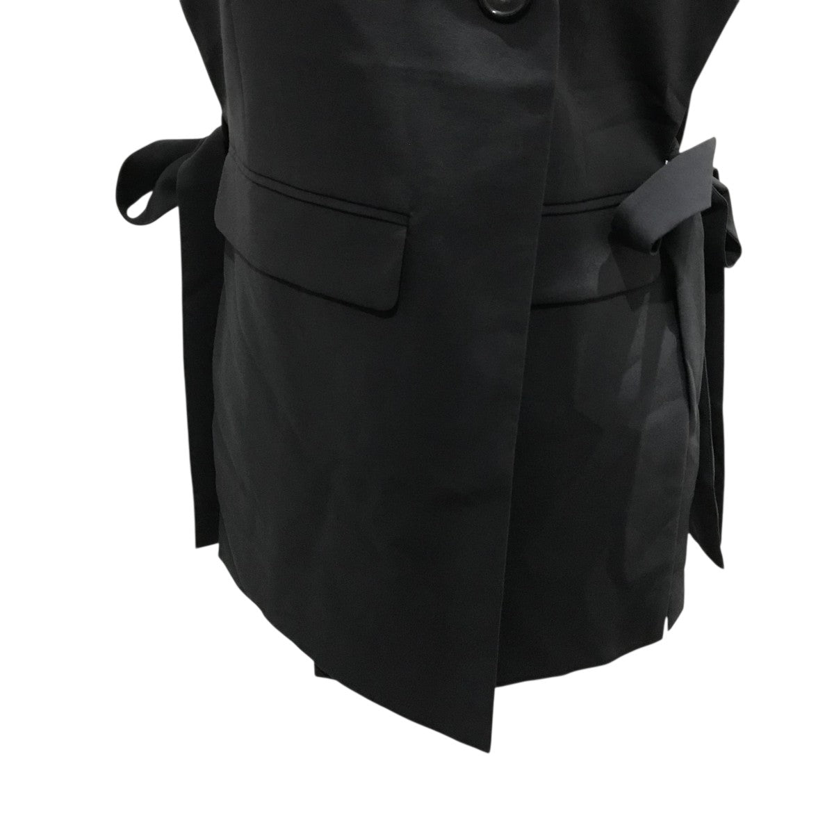 トップス ENFOLD CACHE-COEUR OPEN VEST CACHE-COEUR OPEN VEST｜38｜BLK｜SHIRTS AND BLOUSES｜|ENFÖLD