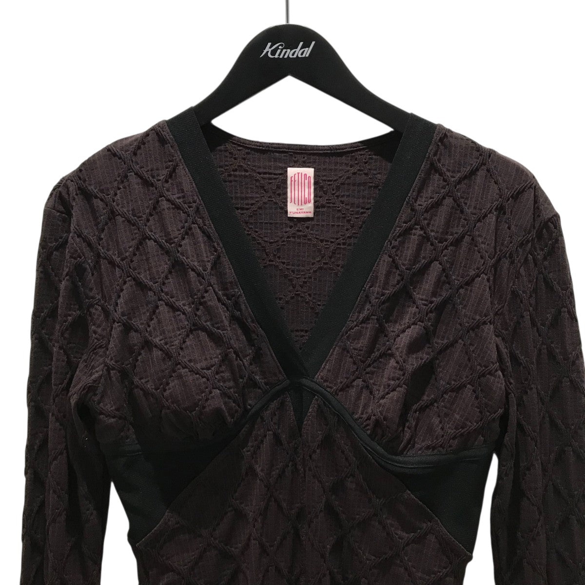 FETICO(フェティコ) スリーブニットボディースーツFTC234-0405