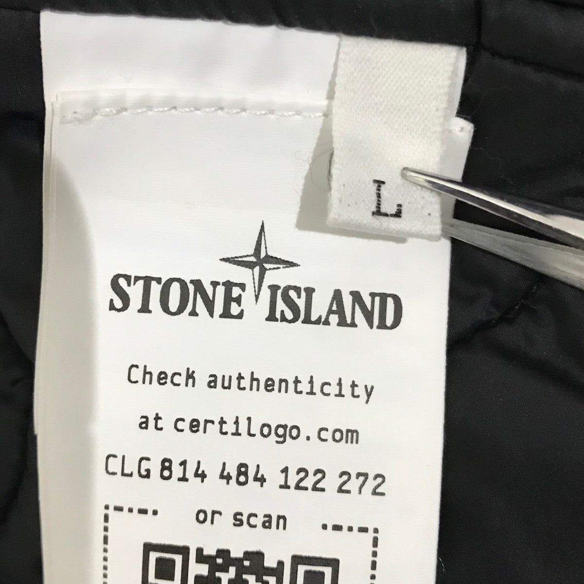 新品タグ付き Stone  ロゴパッチ ウール ジャケット アウター STONE ISLAND(ストーンアイランド) ロゴパッチジャケット751570449