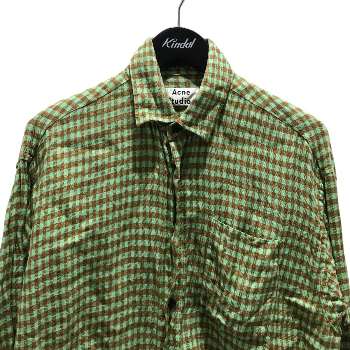 ACNE STUDIOS(アクネストゥディオズ) リネンチェックシャツFN-MN