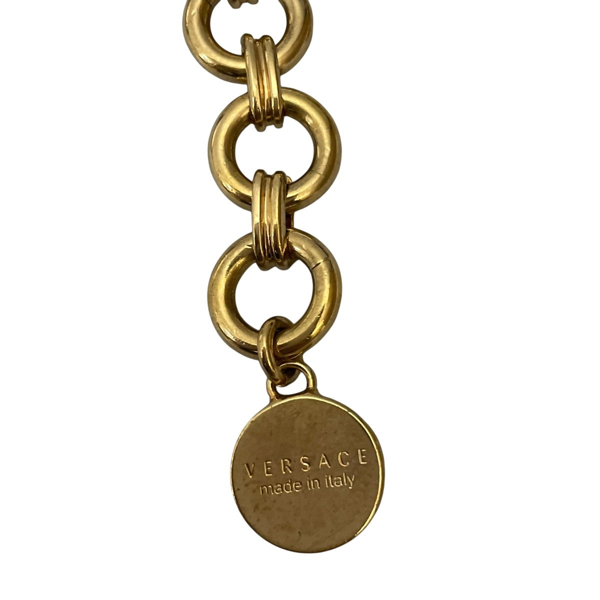 90's VERSACE Medusaのクールなチェーンベルト 90's VERSACE Medusaのクールなチェーンベルト 90's VERSACE