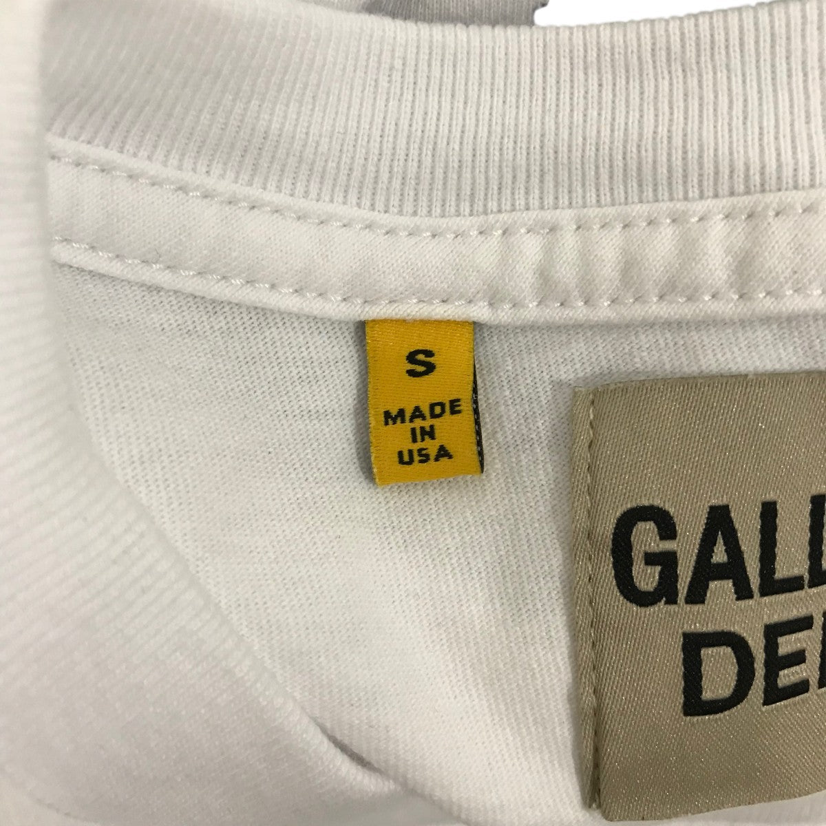 GALLERY DEPT(ギャラリー デプト) ロゴTシャツ ホワイト サイズ S