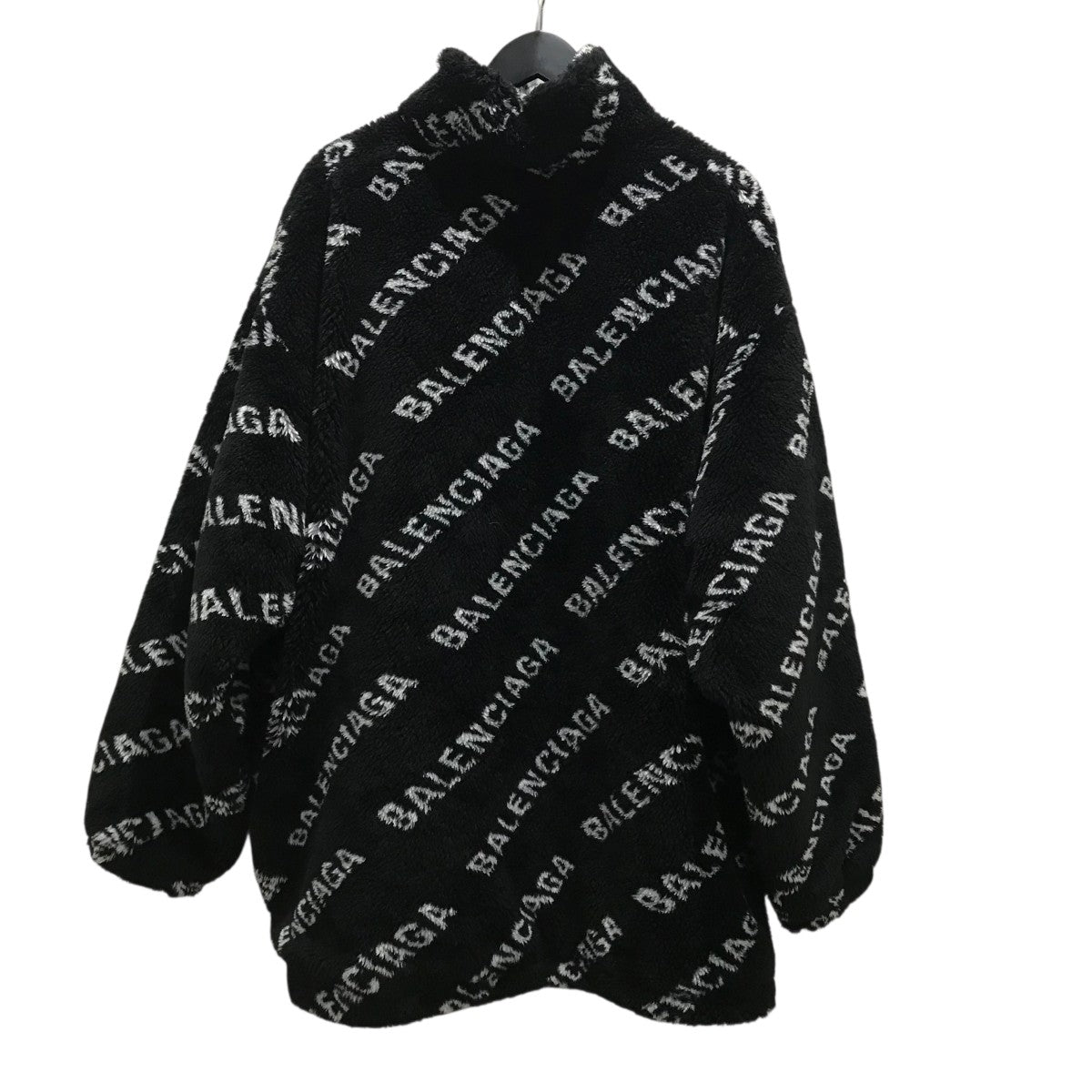 BALENCIAGA(バレンシアガ) ロゴ フリース ボア ジャケット595049