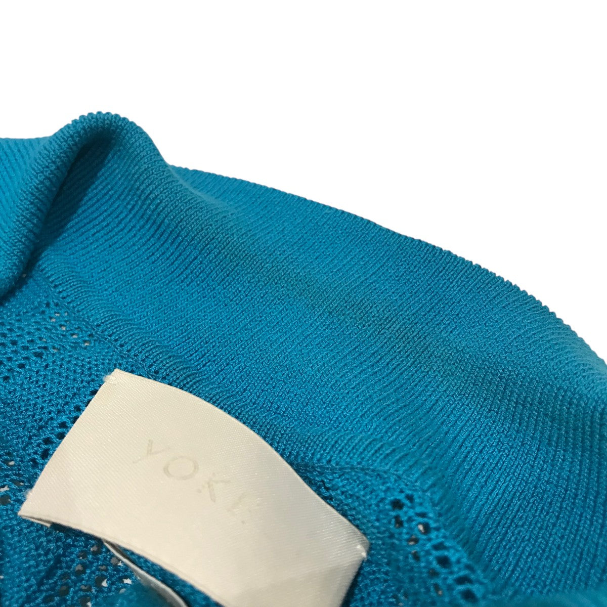 YOKE 【24SSCOTTON MESH STRIPE ZIP-UP CARDIGAN】ジップカーディガンYK24SS0674S 古着・中古-4枚目のアイテム画像