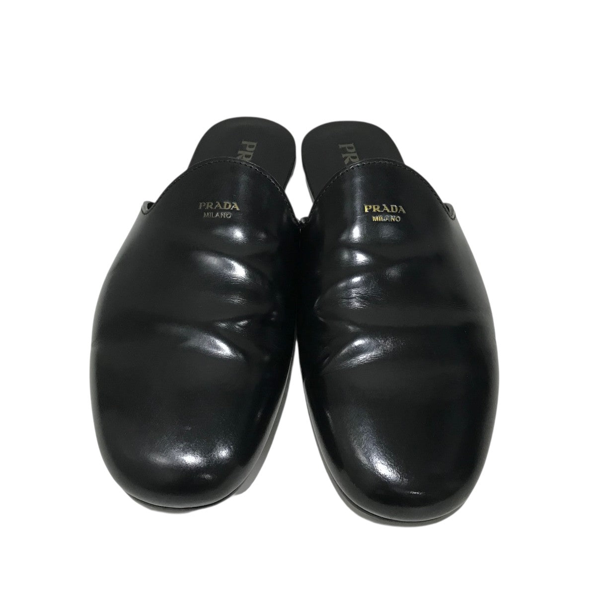 PRADA ブラック ♡ PRADA】プラダ ロゴ型押し トートバッグ – NISHIKINO VINTAGE KYOTO