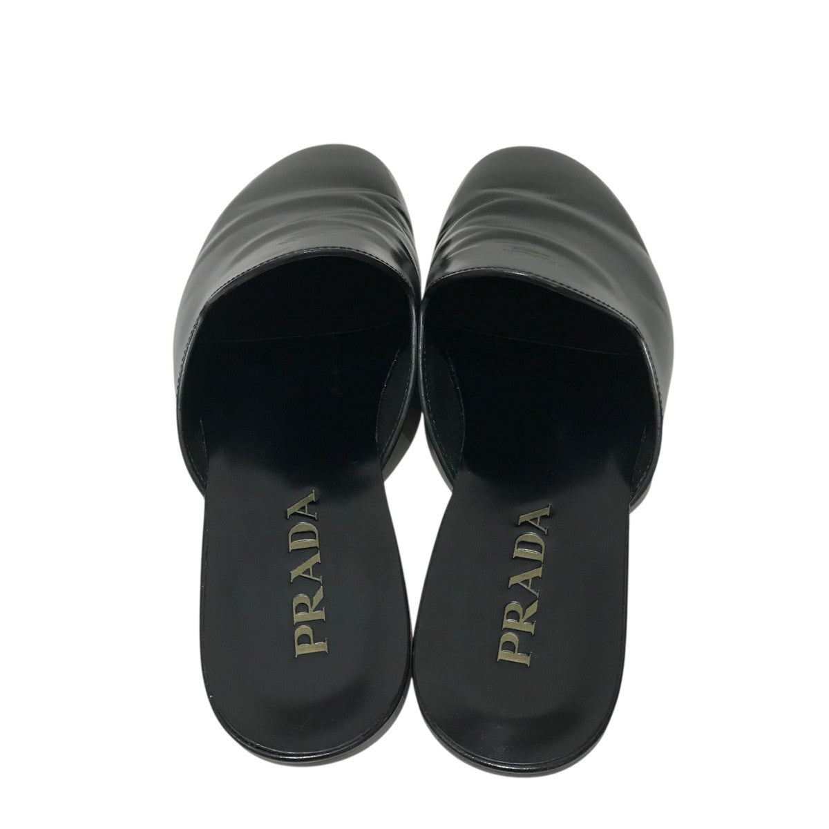 PRADA(プラダ) ブラッシュドレザー スリッパ2S2986 2S2986