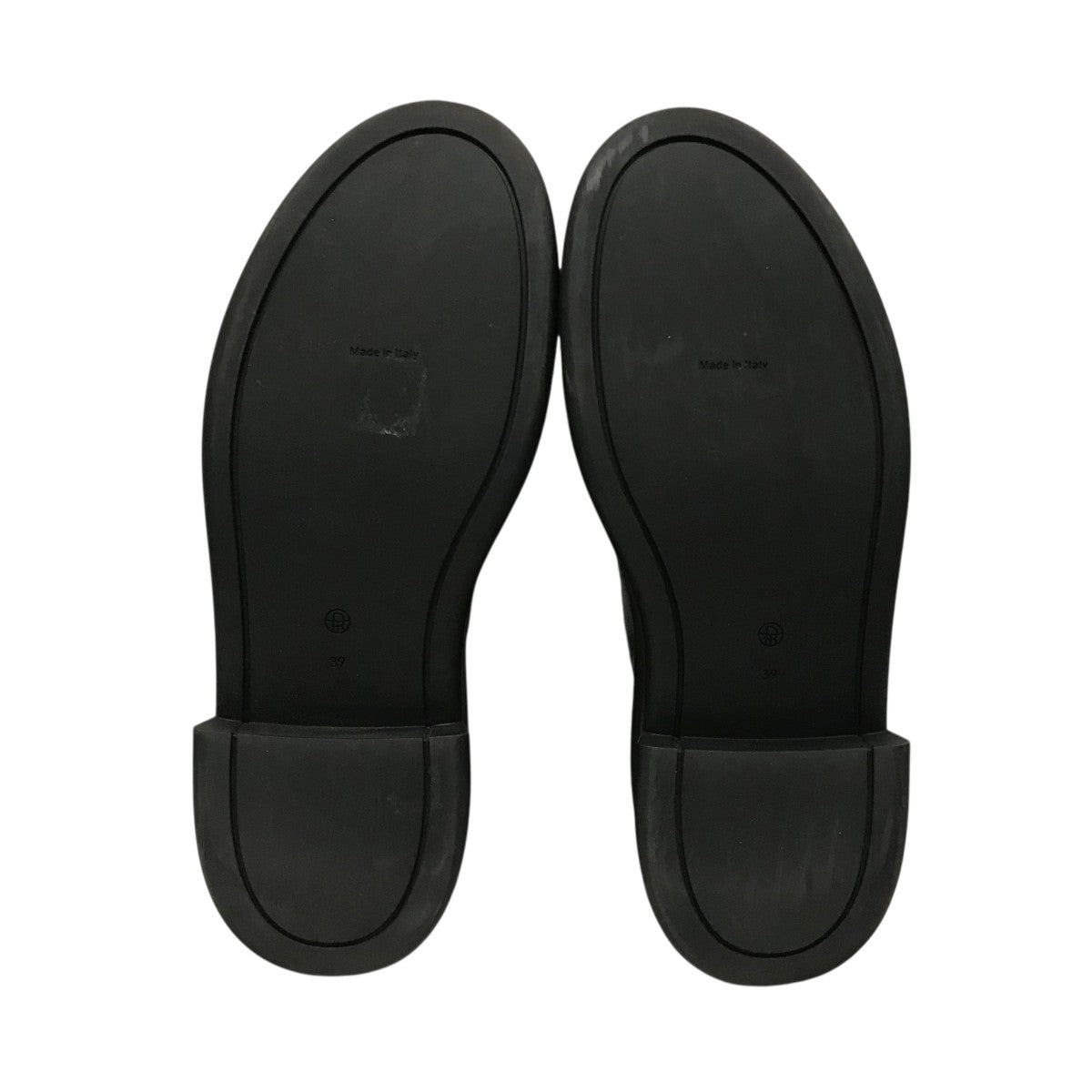 THE ROW(ザロウ) 【ROBIN】レザーサイドゴアシューズ ブラック サイズ